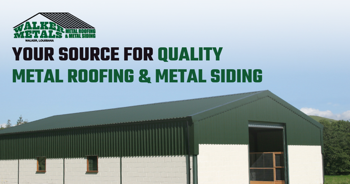 Walker, LA Metal Roofing and Metal Buildings | Walker Metals